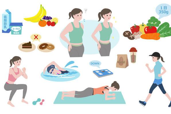 おすすめのダイエット方法一覧！注意点や食事・運動で意識すべきことについて紹介！